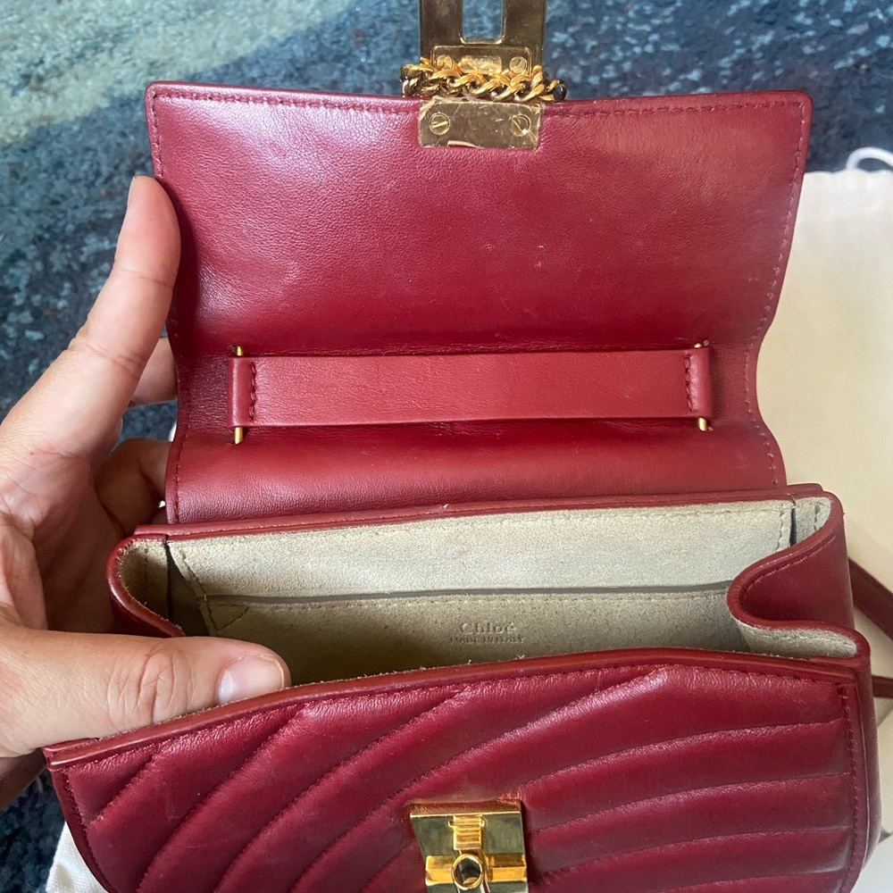 Chloé Lambskin Quilted Mini Drew Bijou Shoulder Bag - Picture 7 of 13